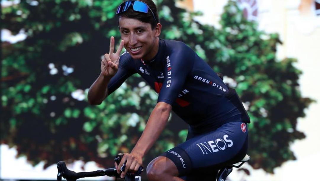 Egan Bernal, vincitore del Tour dello scorso anno. Epa 